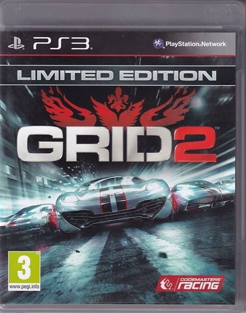 Grid 2 (Limited Edition) - PS3 (B Grade) (Genbrug)